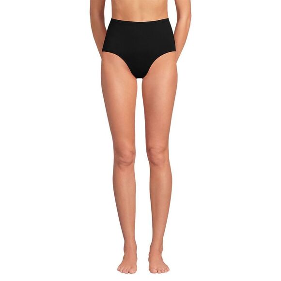 New Land’s End tummy control high waist full coverage swim bottoms Black 12 - Picture 3 of 8